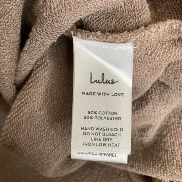 Lulu's NWT Bleach Dyed Oversized Top Size XS - Picture 7 of 7